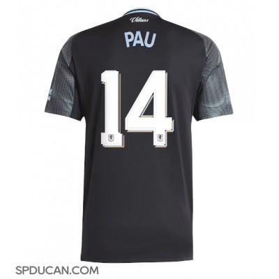 Muški Nogometni Dres Aston Villa Pau Torres #14 Gostujuci 2025-26 Kratak Rukav Muški Nogometni Dres Aston Villa Pau Torres #14 Gostujuci 2025-26 Kratak Rukav